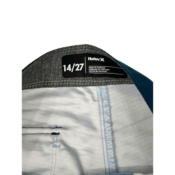 Hurley Blue Striped Board Shorts - Picture 2 of 3